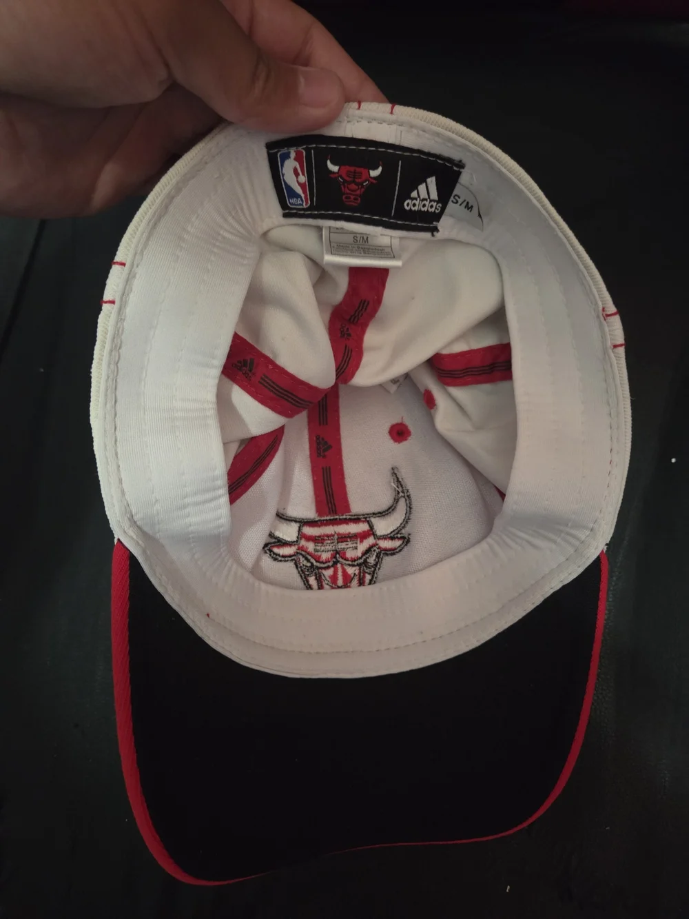 Adidas Chicago Bulls Red & White Baseball Cap
